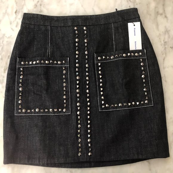 Proenza Schouler Studded Mini Skirt - Picture 5 of 6